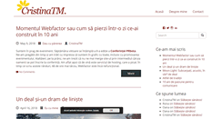 Desktop Screenshot of cristinatm.net