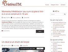 Tablet Screenshot of cristinatm.net